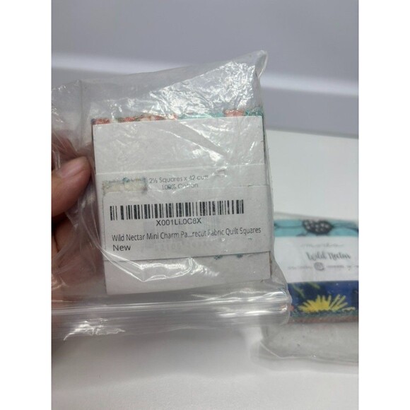 2 pack Wild Nectar Mini Charm Pa.recut Fabric Quilt Squares 2.5" squares 42 cuts - Picture 3 of 6